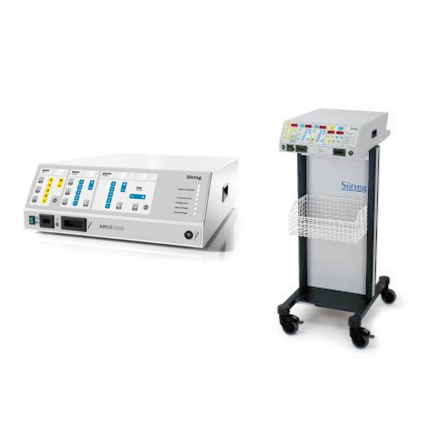 Unidad de electrocirugía y argón